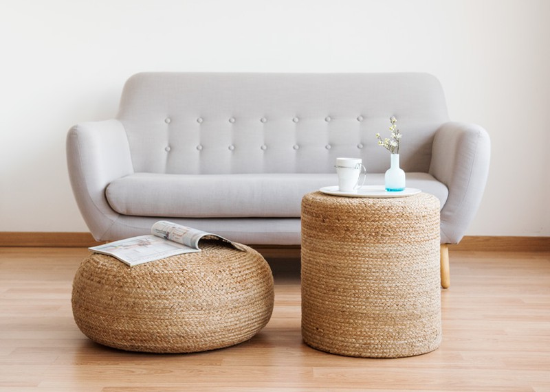 Le retour des poufs : tendance déco 2024