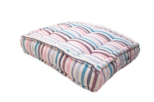 Coussin Big Palette Blue Stripes 60x80x20