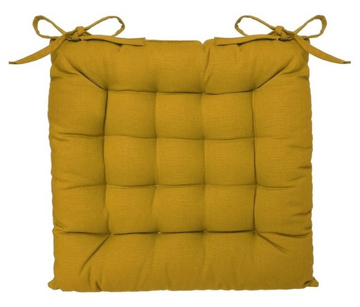 Cuscino panca 90x40 cm, in juta e cotone con nappe negli angoli
