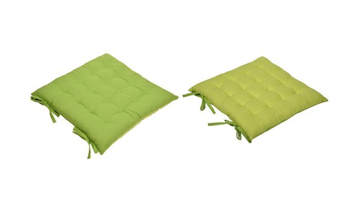 GALETTE DE CHAISE BI-GREEN 45X45