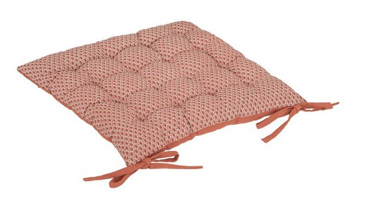 Coussin de chaise Otto rose 38x38 cm