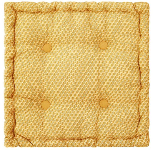 Cojin suelo Otto ocre 40x40x8 cm