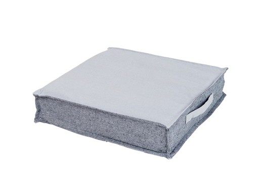 Floor cushion cover box grau 45x45x10