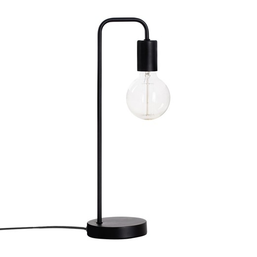 Lampe rechargeable USB design noire Hanoïa - Lampes de table
