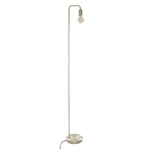 Lámpara de pie en metal dorado Keli Alt. 150cm