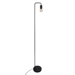 Accogliente lampada da terra in metallo nero 150 cm — Cuscini da giardino