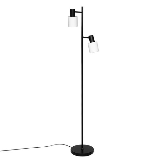 Lampe à pied noir Haut.143 cm