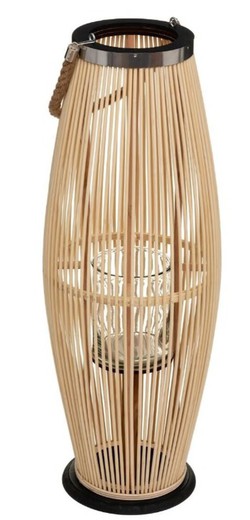 Linterna de bambú Fit, altura 72 cm
