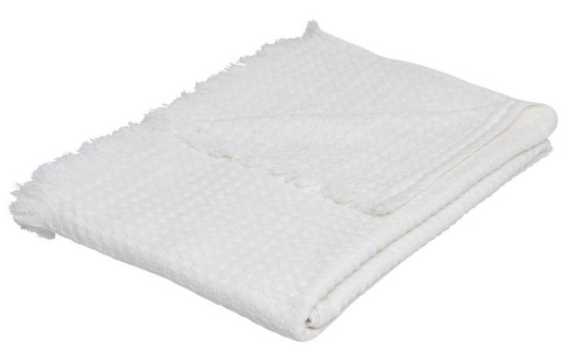 Pie de cama Wiidy blanco 130x180 cm