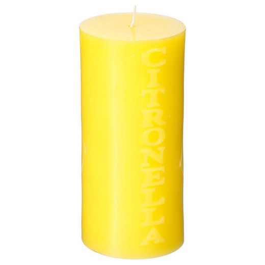 Bougie parfumée à la citronnelle Hauteur 15 cm