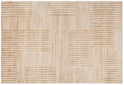 Jana geprägter Teppich 160 x 235 cm Elfenbein