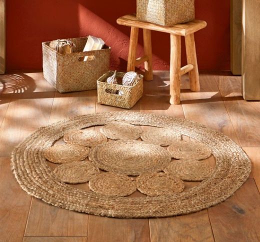 Tappeto Dimo ​​in juta, diametro 80 cm