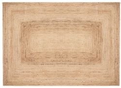 Alfombra de yute natural 160 x 230 cm