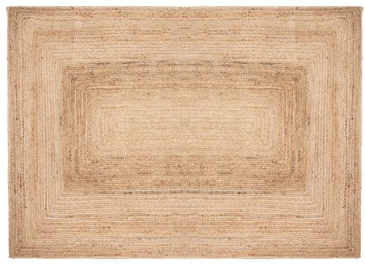 Alfombra de yute natural 160 x 230 cm