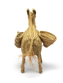 Âne en rotin Bejad 50 cm