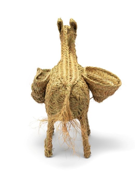 Âne en rotin Bejad 50 cm