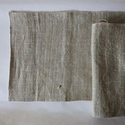 Chemin de table en chanvre 180x34 cm