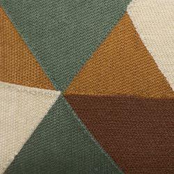 Gesticktes Kissen mit geometrischen Motiven 30X50 cm