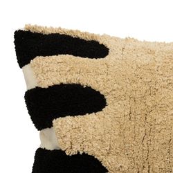 Besticktes Kissen in Beigetönen 38X58 cm