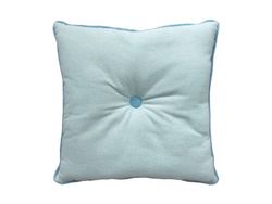 Cojin Boton 45x45 cm con vivo, relleno incluido.