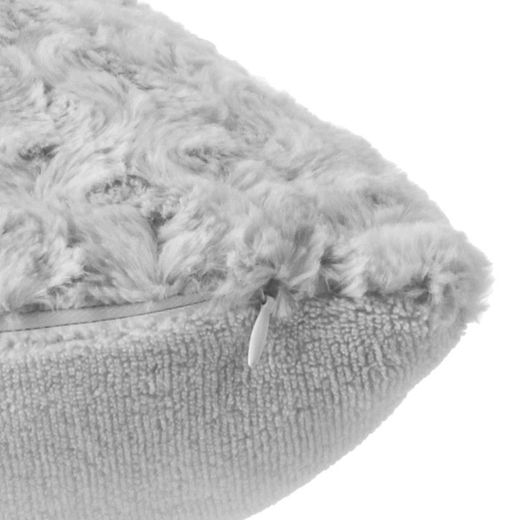 Cuscino Bouclette grigio 45x45 cm