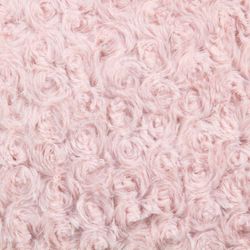 Rosa Bouclette-Kissen 45x45 cm