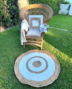 Cojín Curazao 45x45 cm de yute y algodón