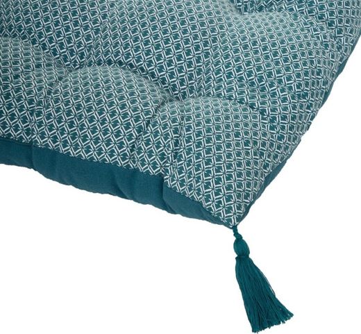 Otto blaues Bankkissen 120x60x8 cm