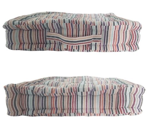 New Stripes Bodenkissen 45x45x10 mit mehreren Streifen