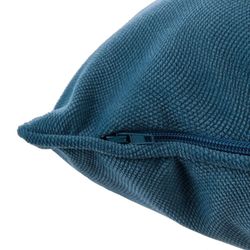 Cuscino in velluto blu 30x50 cm