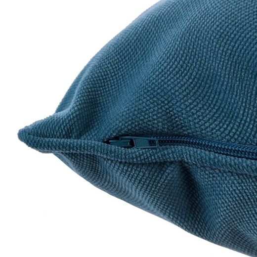 Cuscino in velluto blu 30x50 cm