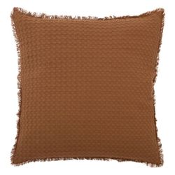 Cuscino in nido d'ape in terracotta 45x45 cm