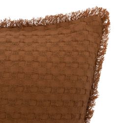 Cuscino in nido d'ape in terracotta 45x45 cm
