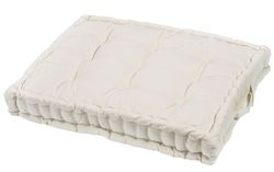 Packung mit 2 Rückenlehnen und 2 Palettensitzen Ecru