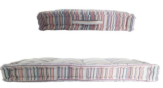 Packung mit 2 Rückenlehnen und 2 Multistripe-Palettensitzen