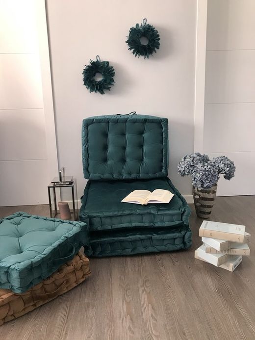 CUSCINO PALLET IN VELLUTO 60X80X10