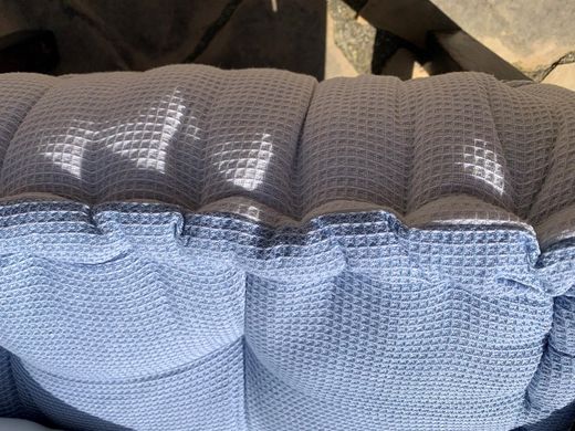 Coussin de pallette waffle ashley blue 60x80x10