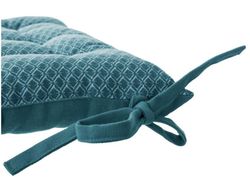 Blaues Otto-Stuhlkissen 38x38 cm