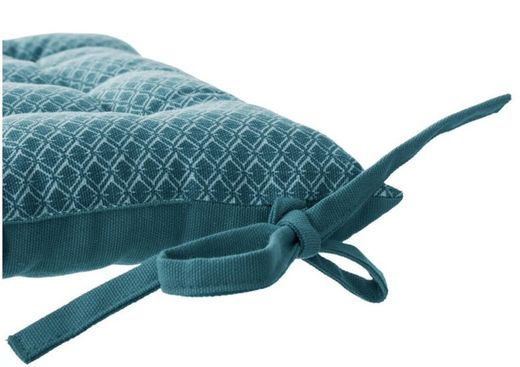 Blaues Otto-Stuhlkissen 38x38 cm