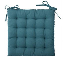 Blaues Otto-Stuhlkissen 38x38 cm