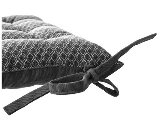 Graues Otto-Stuhlkissen 38x38 cm