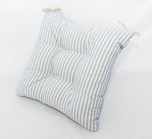 Blue Stripes Stuhlkissen 40x40