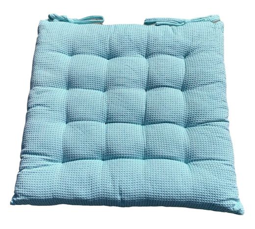 Waffel Mint Stuhlkissen 45x45