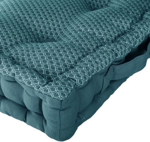 Otto blaues Bodenkissen 40x40x8 cm