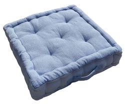 Cojin suelo waffle ashley blue 45x45x10