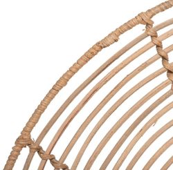 Set di 2 mensole in rattan 48X37 cm e 36X28 cm