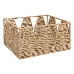Lot de 4 paniers en papier et métal