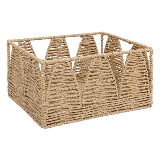 Lot de 4 paniers en papier et métal