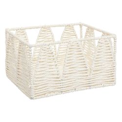 Lot de 4 paniers en papier et métal