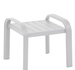 Weißes Outdoor-Wohnzimmerset „Elisa“.